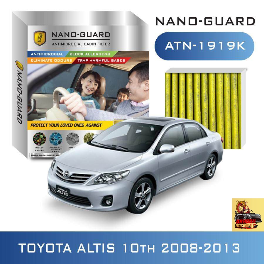 กรองแอร์ Arctic Nano Guard Toyota Altis 10Th Gen (2008-2013)