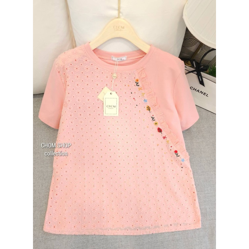 🎀เสื้อยืดสวยสวย​ ป้าย Chom อก42" ในร้านอีกเป็นร้อยแบบคร้าา🎀2113