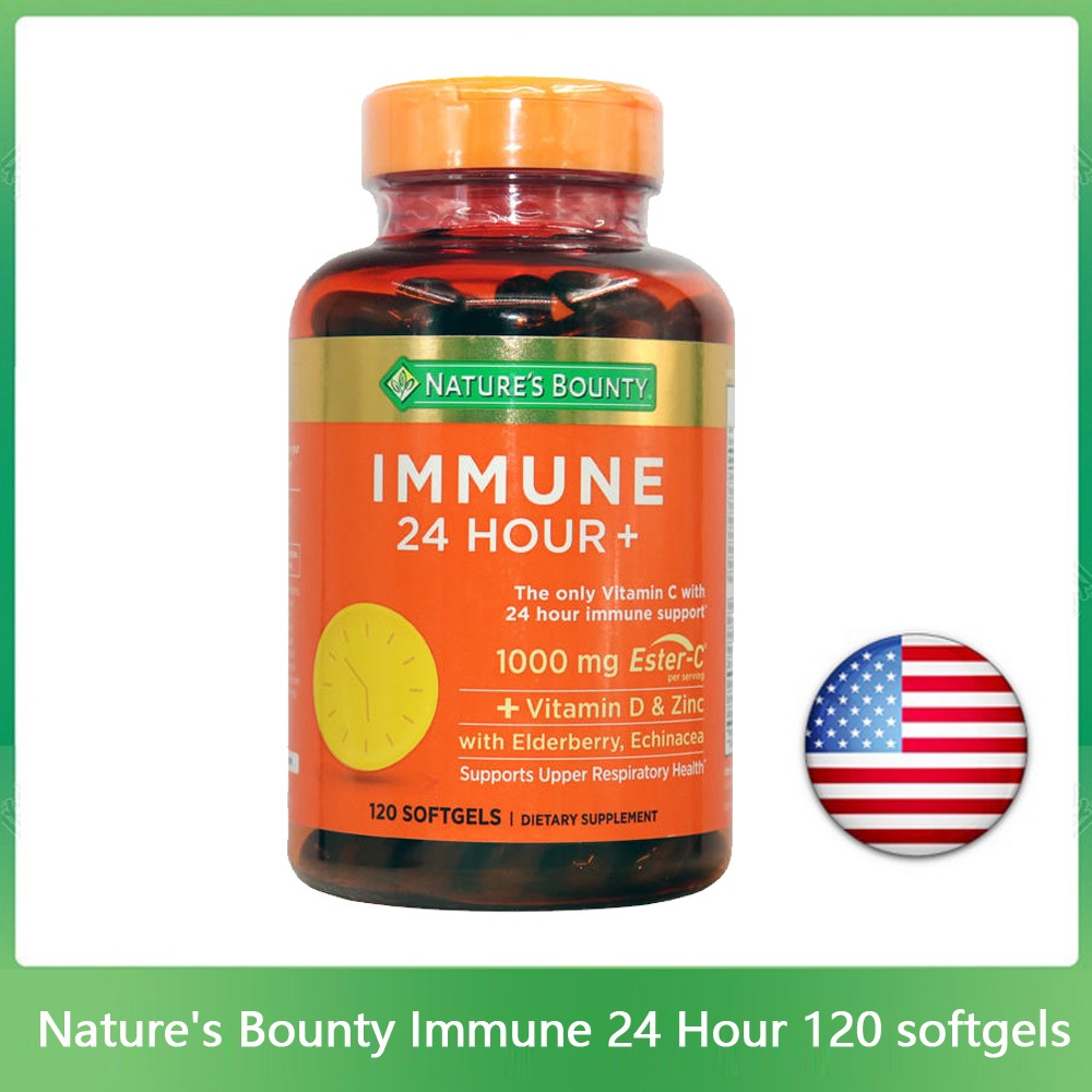 (Exp.02/2027)Nature's Bounty Immune 24 Hour 120 softgels