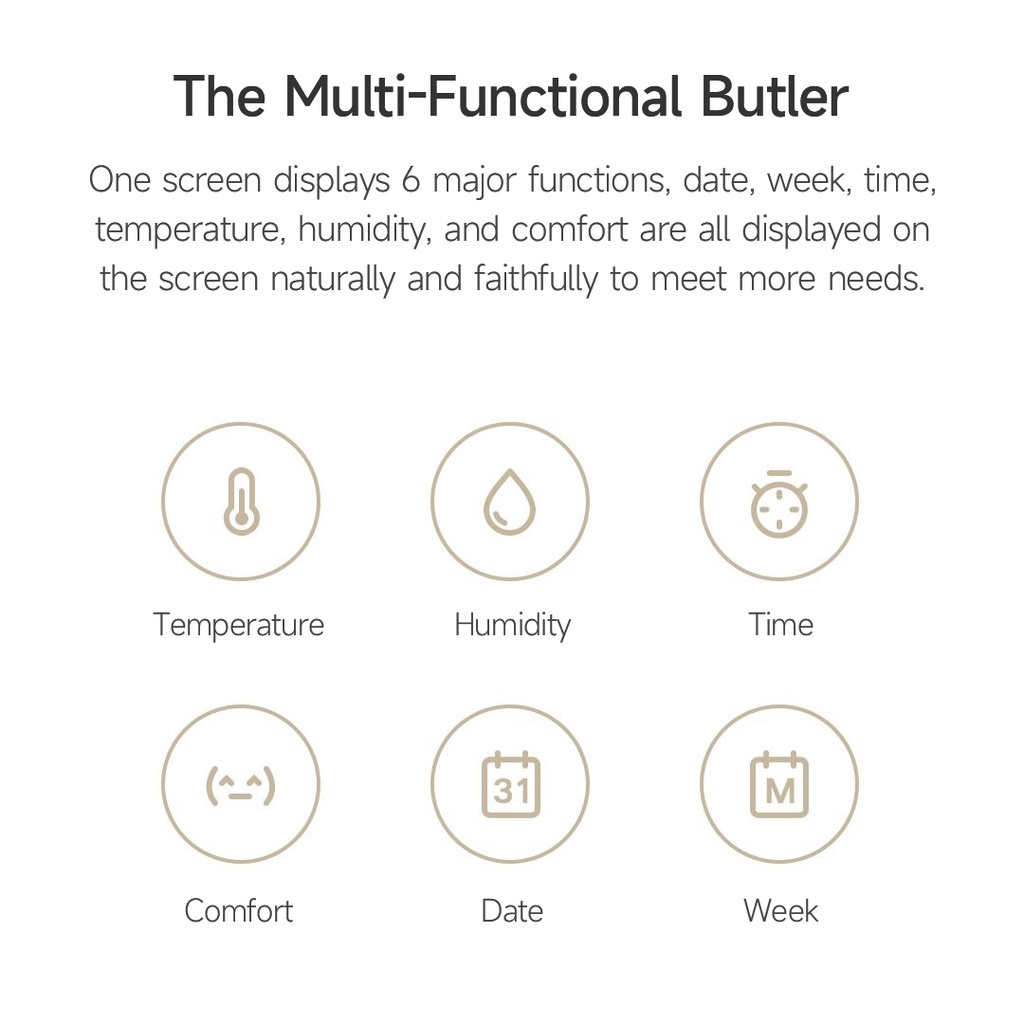 เครื่องวัดอุณหภูมิ ความชื้น 3 Temperature and Humidity Bluetooth แบบบลูทูธไร้สาย จอแสดงผล