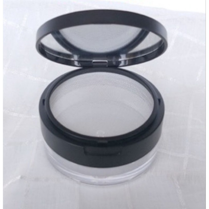 กระปุกใส่แป้งฝุ่น ตลับแป้งฝุ่น ขนาดบรรจุ 20กรัม สีดำ มีกระจกส่องในตัว และพัฟอย่างดี (ของพร้อมจัดส่ง) - รูปที่ 2
