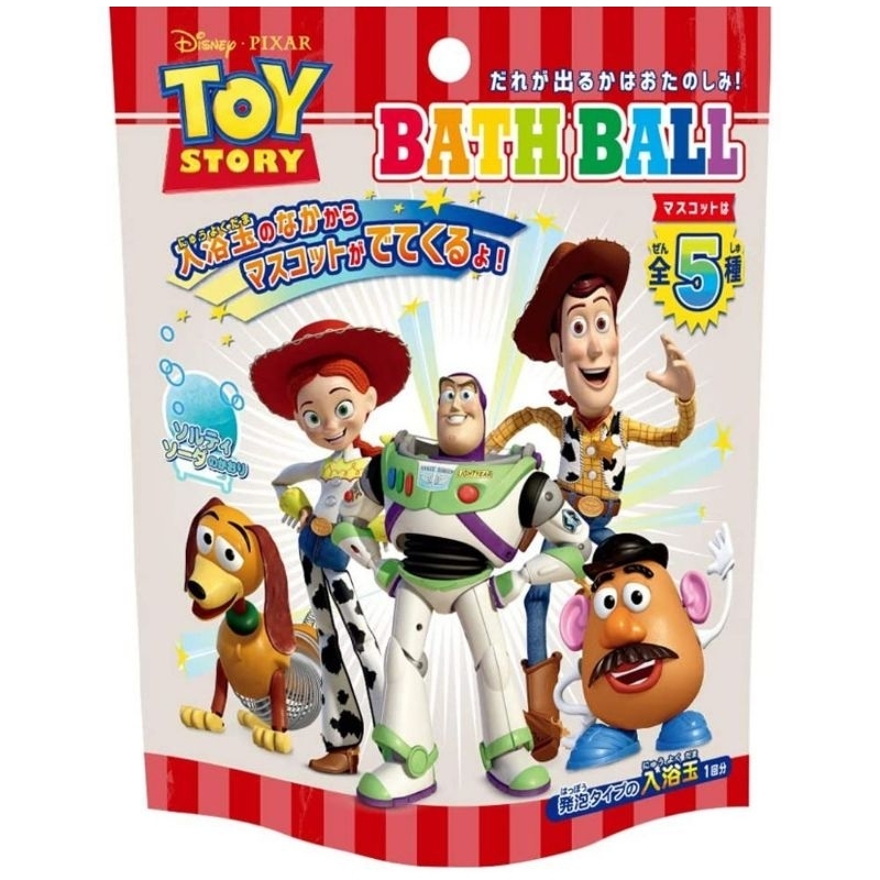 Disney Pixar Toy Story Bath Ball Foaming Bath Ball Salty Soda Scent 60g. เกลืออาบน้ำ