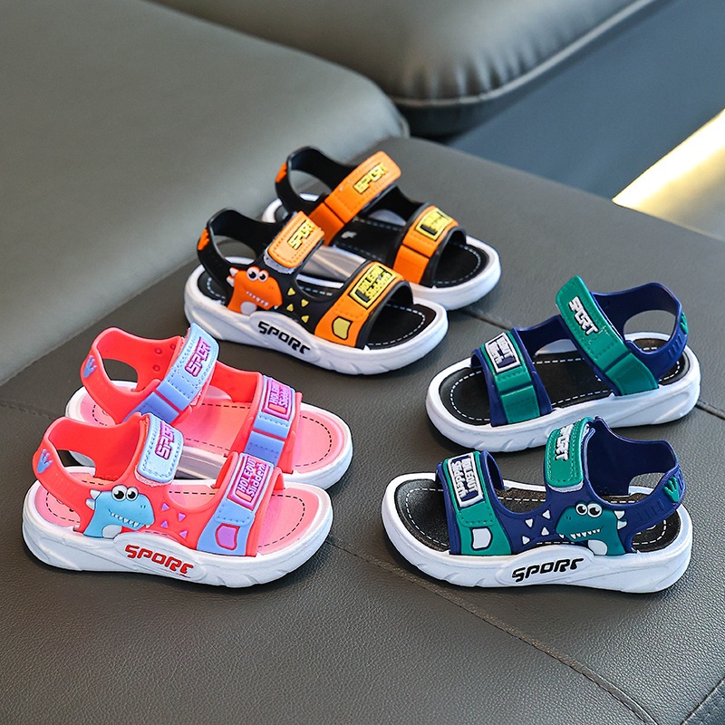 รองเท้ารัดส้นแฟชั่น รองเท้าแตะเด็ก พื้นกันลื่นใส่สบาย