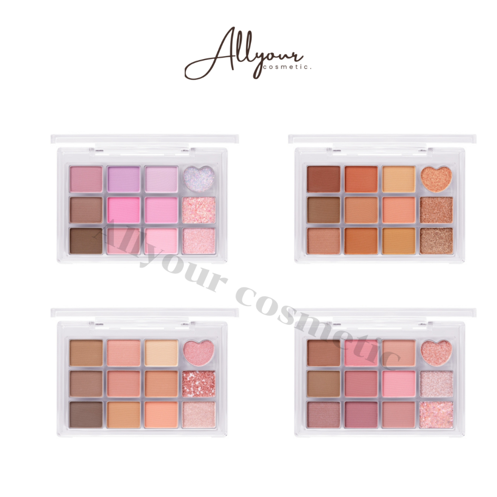 (ของแท้) อายแชโดว์ ODBO REAL HEART COLOR EYE PALETTE เนื้อเนียน เกลี่ยง่าย ติดทนนาน OD2019