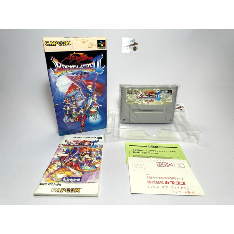 (2) ตลับแท้ Super Famicom (Japan)(sfc)  Breath of Fire II: Shimei no Ko