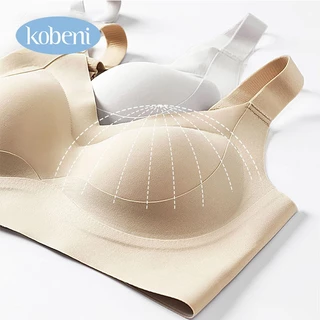 ⭐KOBENI⭐บราอกใหญ่ เจลลี่บรา บราไร้โครง เสื้อชั้นในสาวอวบ กระชับมาก เก็บทรงเต็มเต้า ไม่ปลิ้น เก็บข้างได้ดี