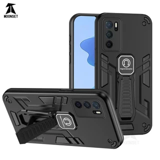 เคสหุ่นยนต์ แม่เหล็ก สำหรับ Oppo A16 A15 A15S Reno5 A5S A12 A7 F9 F11Pro A31 A5 A9 2020 เคสกันกระแทกหุ่นยนต์
