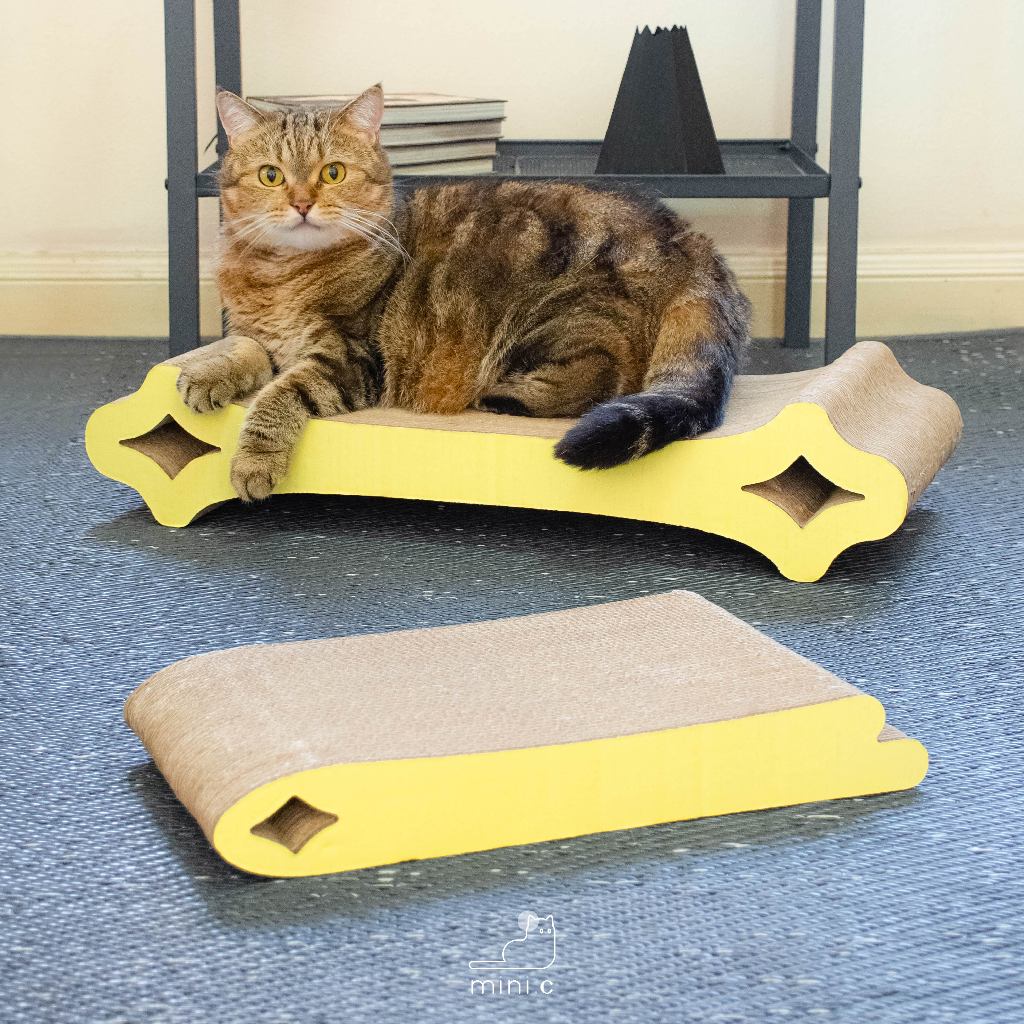 mini.c ที่ลับเล็บแมว STAR Collection กระดาษลับเล็บแมว ที่ฝนเล็บแมว ของเล่นแมว Cat scratcher