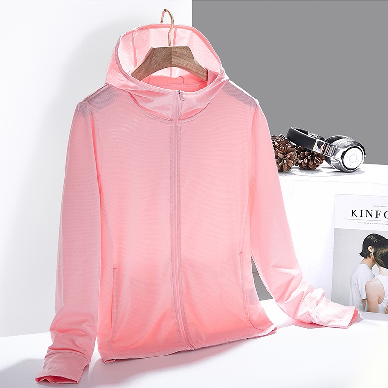 เสื้อแจ๊กแก็ตแขนยาวผู้หญิง มีฮุ้ด เหมาะสำหรับฤดูร้อน ใส่กันแดด รุ่นFSY-1115