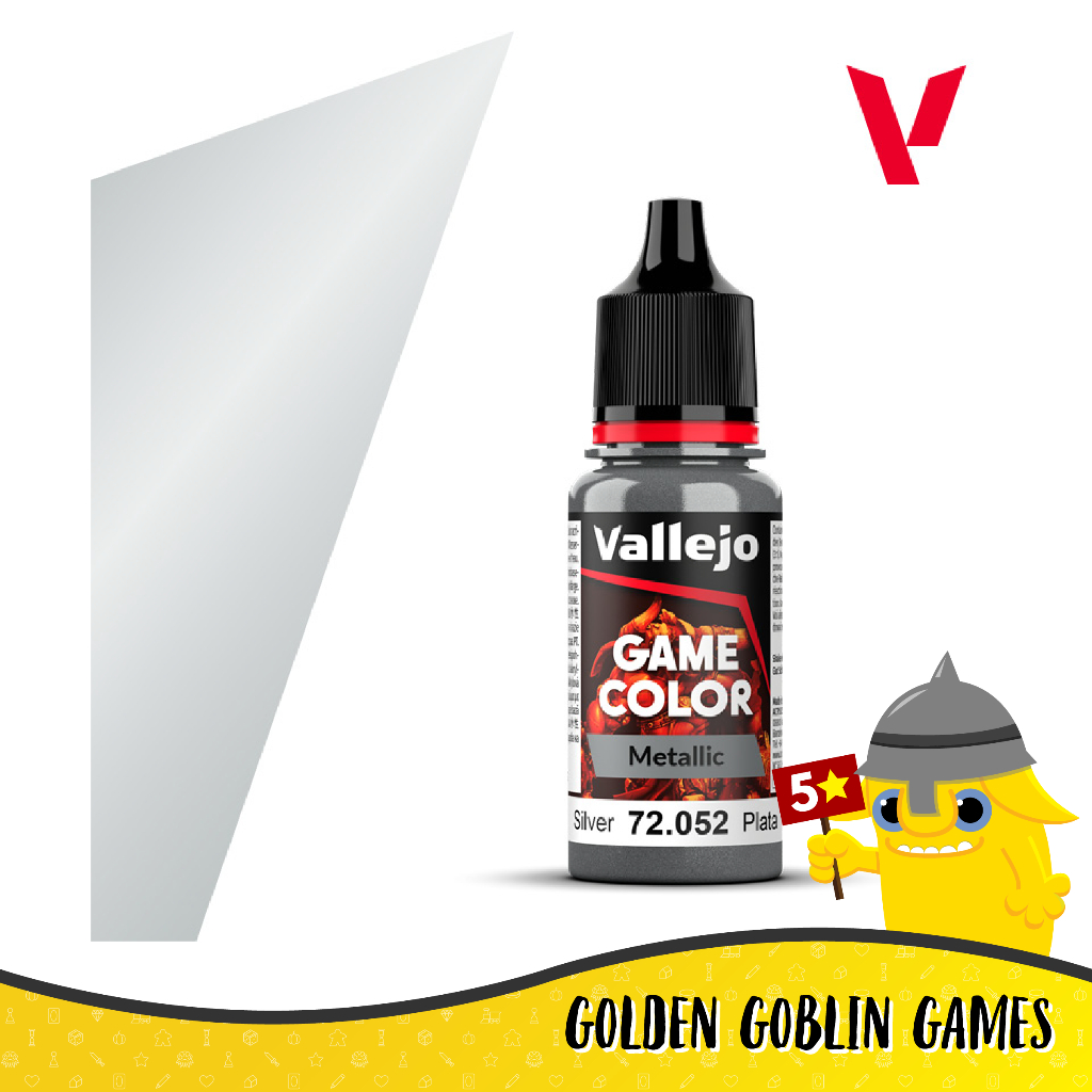Vallejo Game Color: Metallic: Silver (POS. 121)