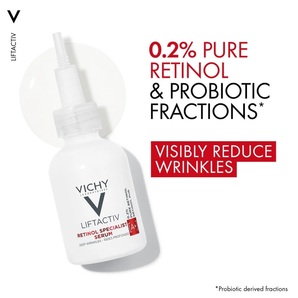 [ใส่โค้ดลดเหลือ🔥1345.-] Vichy Liftactiv Specialist Retinol Serum 30ml เซรั่มบำรุงผิวหน้า เรตินอล บริสุทธิ์ จัดการริ้วรอย - รูปที่ 5