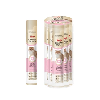 ขนมแมวเลียแบบกระปุก Me-o Gold 15g 36 ซอง ขนมแมวเลียมีโอ โกลด์
