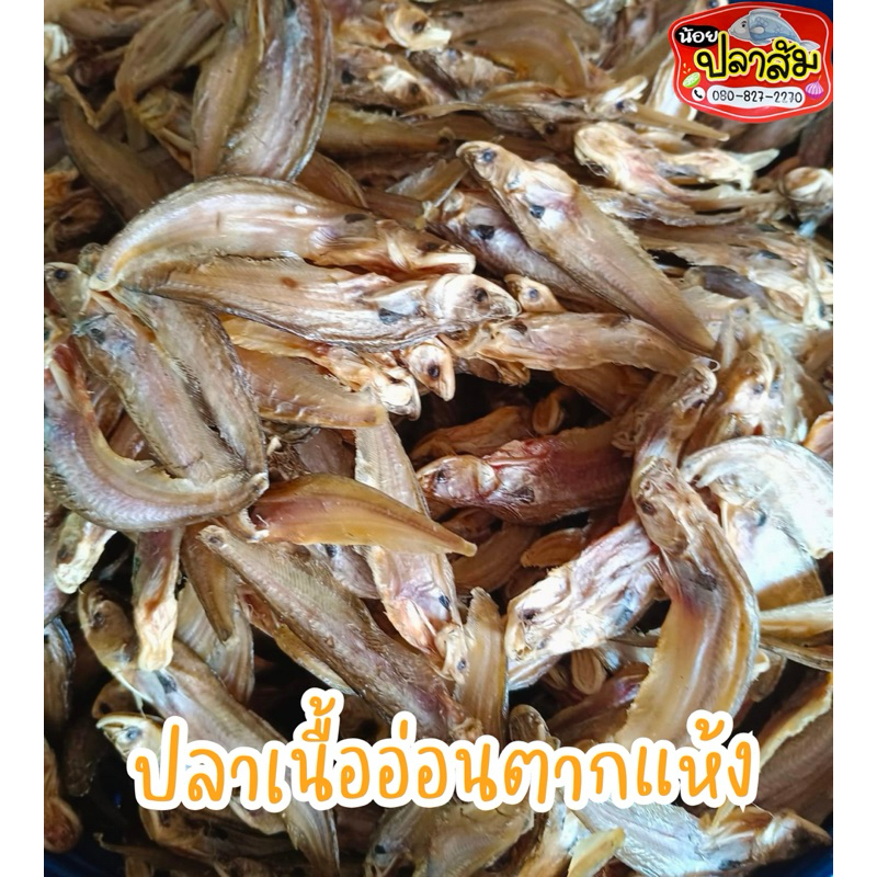 ปลาเนื้ออ่อนแห้ง🐟 ทอดกรอบๆ ทานได้ทั้งตัว 🤤 ตากแดดธรรมชาติ ☀️ แห้งสนิท ของใหม่ อยู่นอกตู้เย็นได้เป็นปี✅