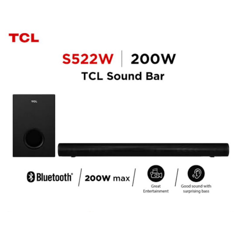 TCL sound bar S522W new in box