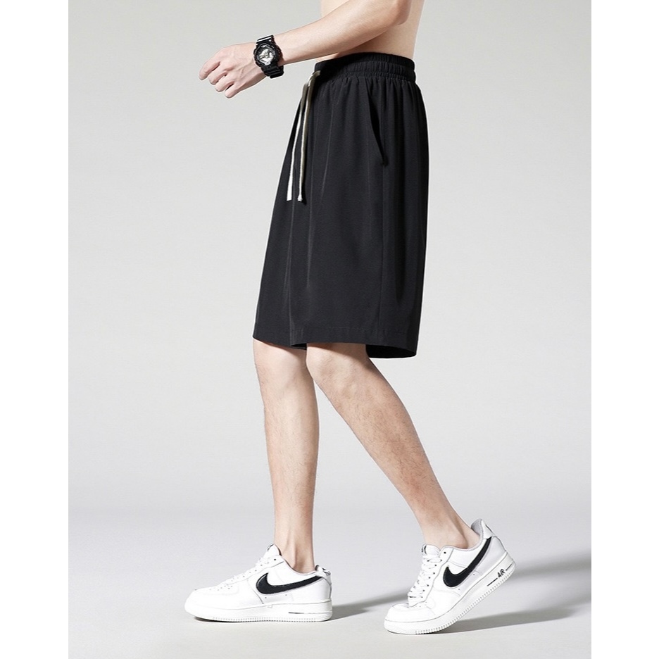 กางเกงขาสั้นผู้ชายเอวสูง ทรงสวม ใส่ออกกำลังกาย รุ่นDK-7351