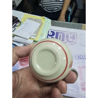 ถ้วยใส่อาหาร ถ้วยใส่น้ำนก นกหัวจุก ลายนกหัวจุก ขนาดไซค์ L ขนาดกว้าง8cm×สูง6 CM(1ใบ25บาท) ขนส่งแตกเครมร้านได้ครับ