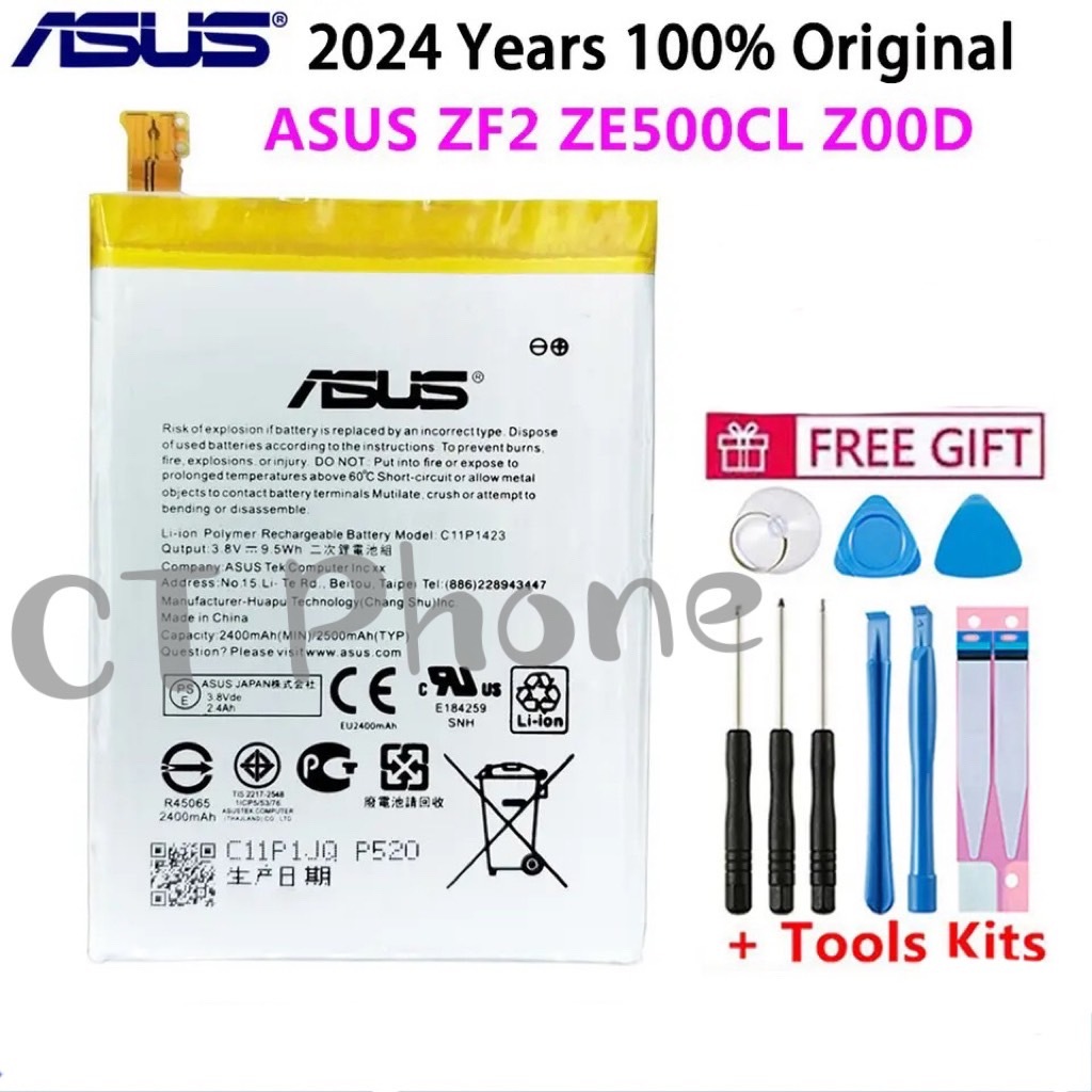 แบตเตอรี่ C11P1423 Batt ASUS ZE500CL ZF2 Z00D แบตเตอรี่2400mAh แถมฟรีชุดถอด+กาวติดแบต