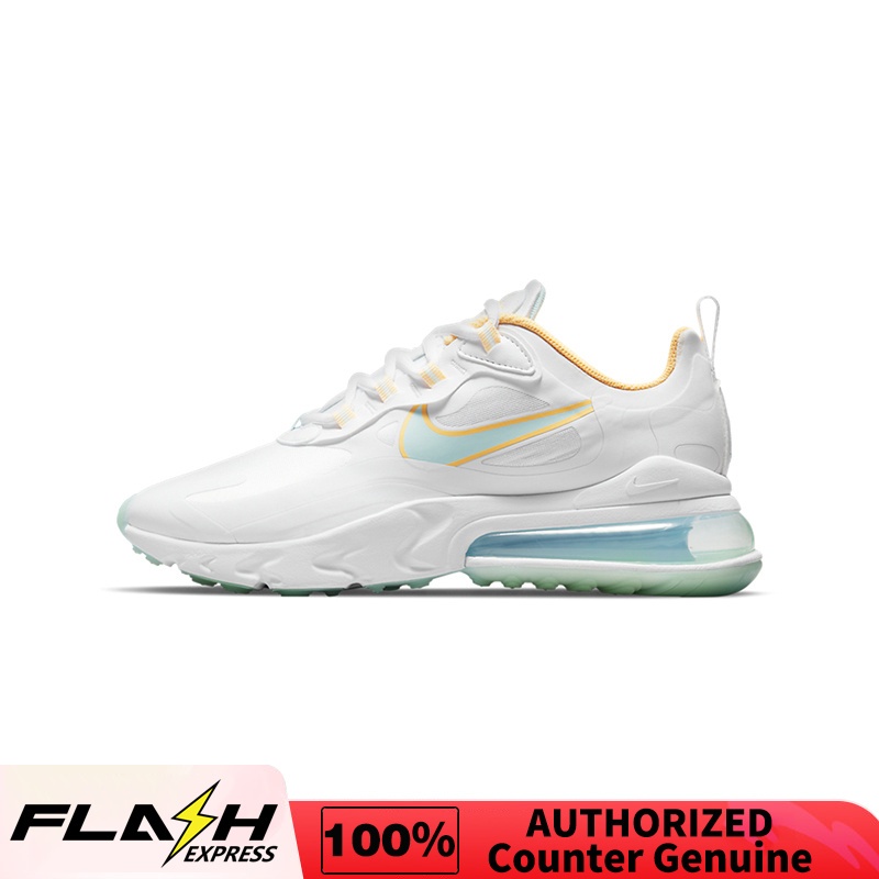 ข้อเสนอพิเศษ Nike Air Max 270 React 'Light Dew Lagoon Pulse' Running Shoes DJ3027 - 100 The Same Style In The Mall