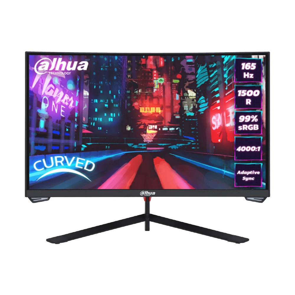 MONITOR (จอมอนิเตอร์) DAHUA LM24-E230C - 23.6" VA FHD 165Hz CURVED
