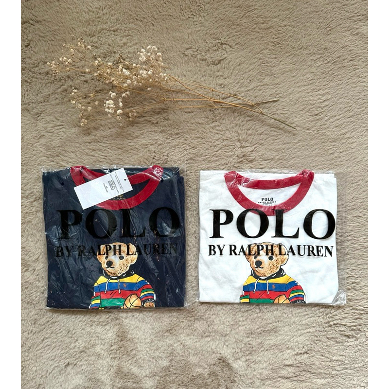 (4-10Y) Ralph Lauren Kids รุ่น Polo Bear Jersey Tee เสื้อยืด (ไซส์ 4-10 ขวบ) พร้อมส่ง!