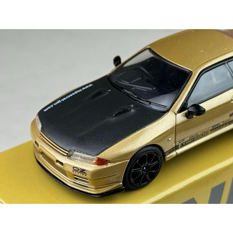 ▫️Top Secret Gold Nissan Skyline GT-R VR32 ( R32 ) #431 [ JAPAN EXCLUSIVE PRODUCT ] Scale 1:64 ยี่ห้อ Minigt ราคา ถูกที่สุด ดีลบีเคเค แกลเลอรีภาพที่ 6