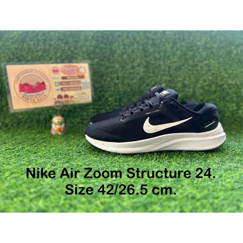 Nike Air Zoom Structure 24. Size 42/26.5 cm. #รองเท้าไนกี้ #รองเท้าผ้าใบ #รองเท้าวิ่ง #รองเท้ามือสอง #รองเท้ากีฬา