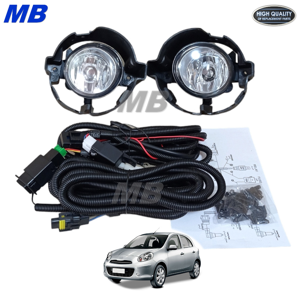 ไฟตัดหมอก มาร์ช มาช MARCH นิสสัน NISSAN 2010 2011 2012 *NS235B*