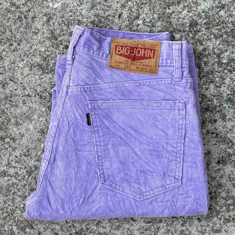 กางเกงลูกฟูก BIG JOHN Size 30X32 Made in JAPAN