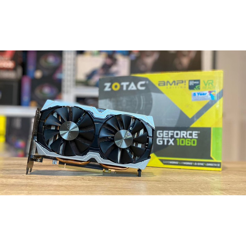 การ์ดจอ VGA ZOTAC GTX 1060 6GB AMP Edition มือสอง