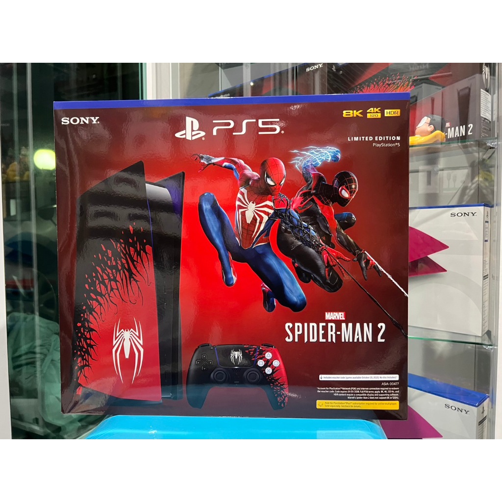 เครื่อง PlayStation 5 Marvel’s Spider-Man 2 Limited Edition มือ 2 สภาพสะสม