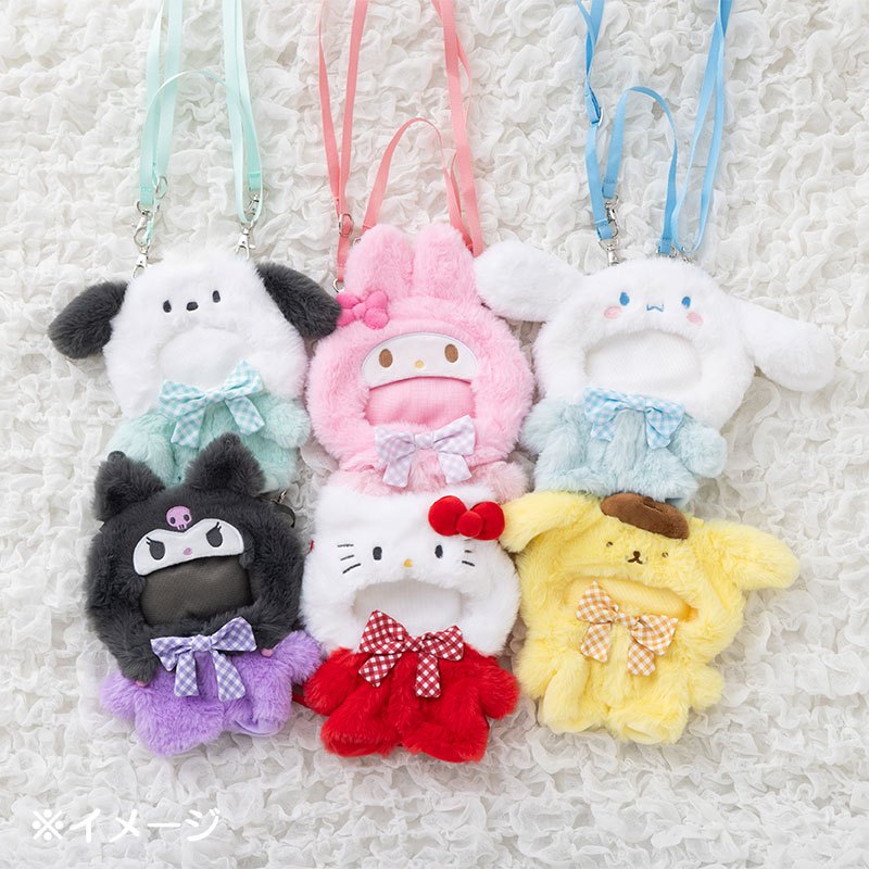 ชุดฮู้ดตุ๊กตาแม่เหล็ก Sanrio Size M สะพายได้ (Pitatto Friends)
