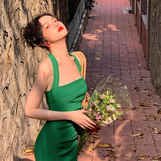 aililai1688 เดรสจ้าตัวมารดามาก ใส่แล้วเหมือนนางพญาสุดๆ ออกเดทหรือเป็นทางการ ตัวนี้เอาอยู่พร้อมจัดส่ง - รูปที่ 6