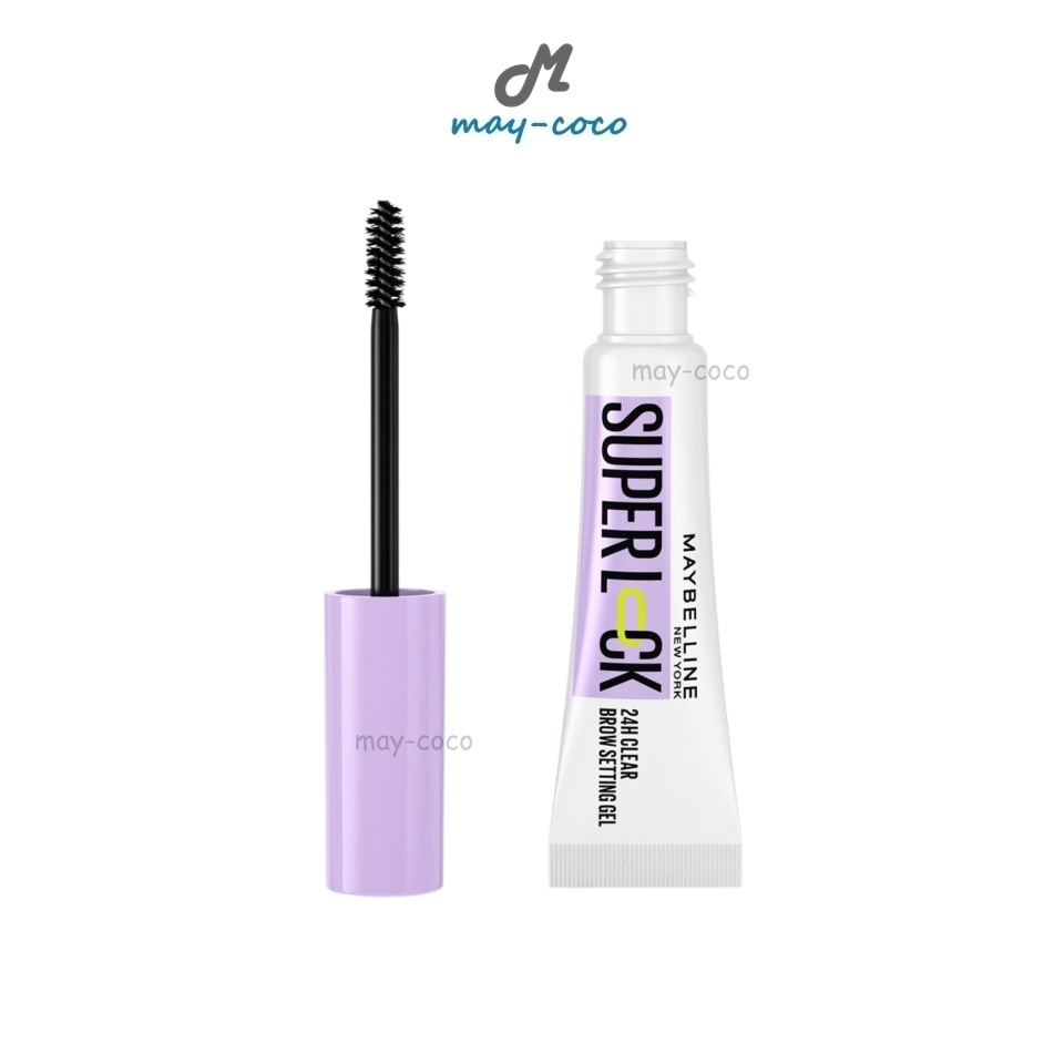 ถูก/แท้/มีไลฟ์ เจลปัดคิ้ว Maybelline Superlock Brow Setting Gel เมย์เบลลีน ปัดคิ้ว เจลใส คิ้วตั้ง คิ้วฟู ติดทน กันน้ำ