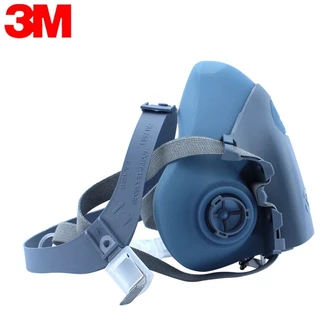 3M หน้ากากครึ่งหน้าชนิดไส้กรองคู่ รุ่น 7501，7502, 7503ขนาดกลาง, ซิลิโคน