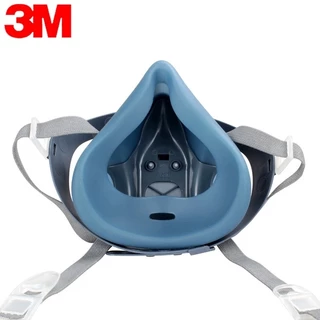 3M หน้ากากครึ่งหน้าชนิดไส้กรองคู่ รุ่น 7501，7502, 7503ขนาดกลาง, ซิลิโคน