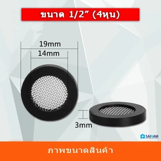 🇹🇭ส่งไวจากไทย SAINAM ประเก็นยาง ยางกันซึม ซีลยาง รุ่นมีตาข่ายสแตนเลส ขนาด 4หุน, 6หุน, หรือ1 นิ้ว ยางเหนียว คุณภาพสูง RUB