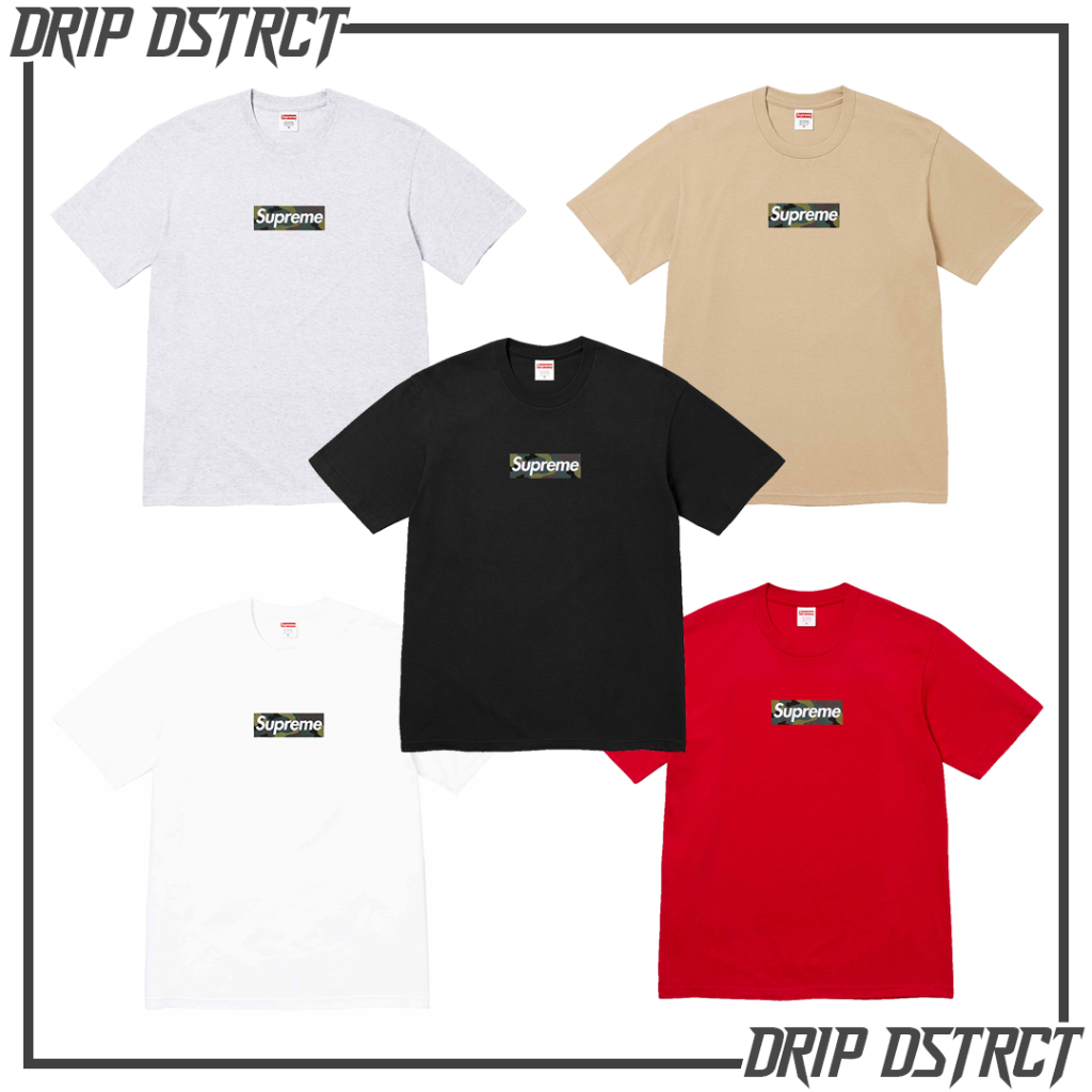 เสื้อยืดสุพรีม Supreme BOX LOGO FW23 (Camo box logo)