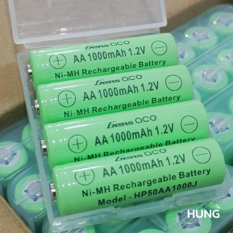 Gens ถ่านชาร์จ AA. 1000 mAh. 1.2 V.