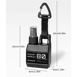 ขวดสเปรย์พกพา ขนาด 80 ml. สำหรับตั้งแคมป์ เดินป่า