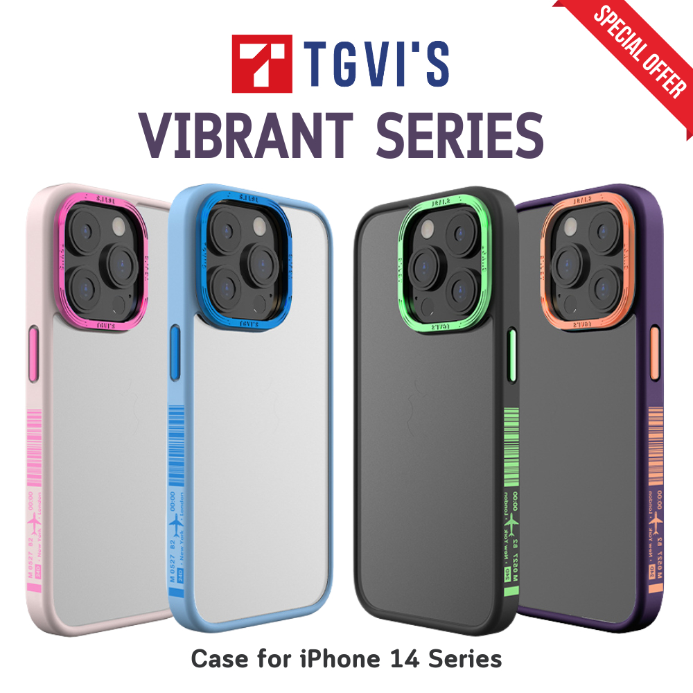 TGVI'S VIBRANT SERIES CASE เคสกันกระแทก สำหรับ iPhone  14 / 14 Pro / 14 Promax