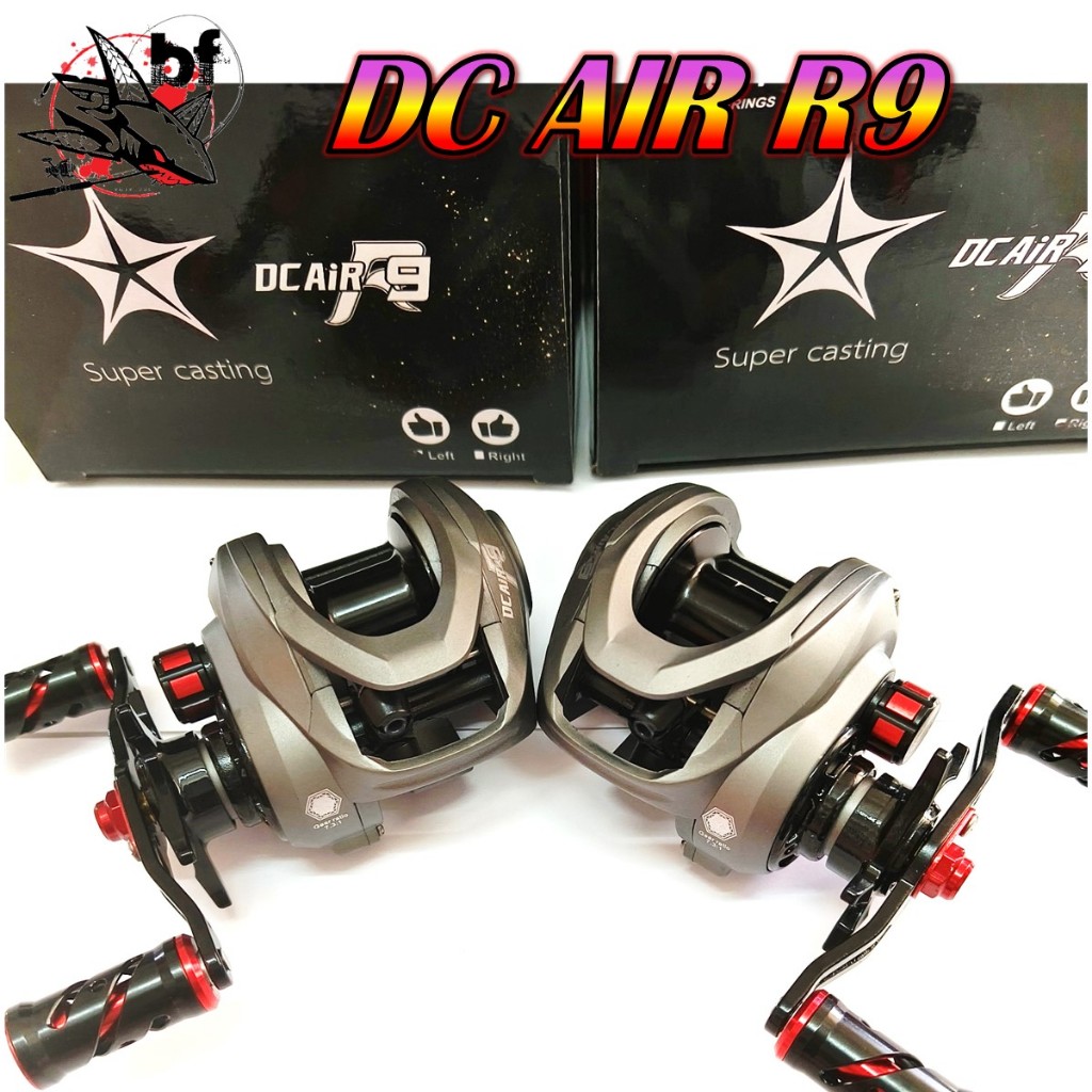 รอกหยดน้ำ DC AIR รุ่น R9 มีหมุนซ้าย หมุนขวา ลูกปืน 5+1ตลับ อัตราทด 7.2:1