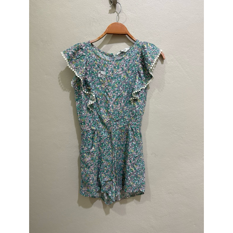 ด270 จั๊มกางเกงขาสั้นเด็กผู้หญิงแบรนด์H&M