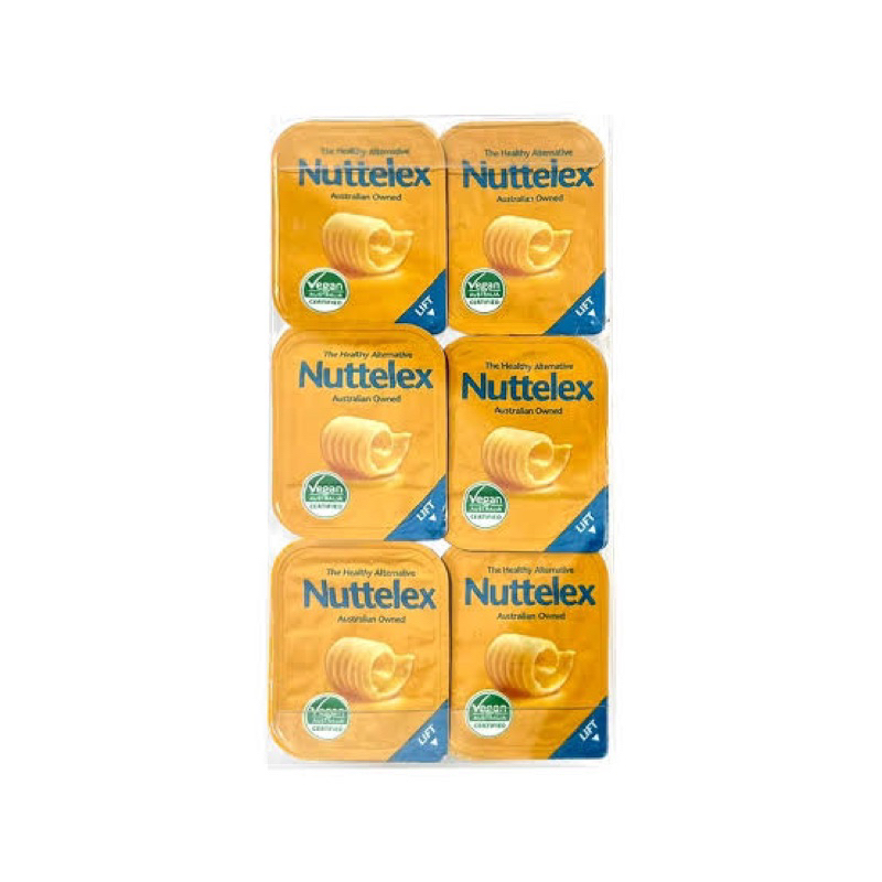 แบบพกพา 6ชิ้น 10กรัม Nuttellex butter spread เนยสเปรด นำเข้าจากออสเตรเลีย🇦🇺