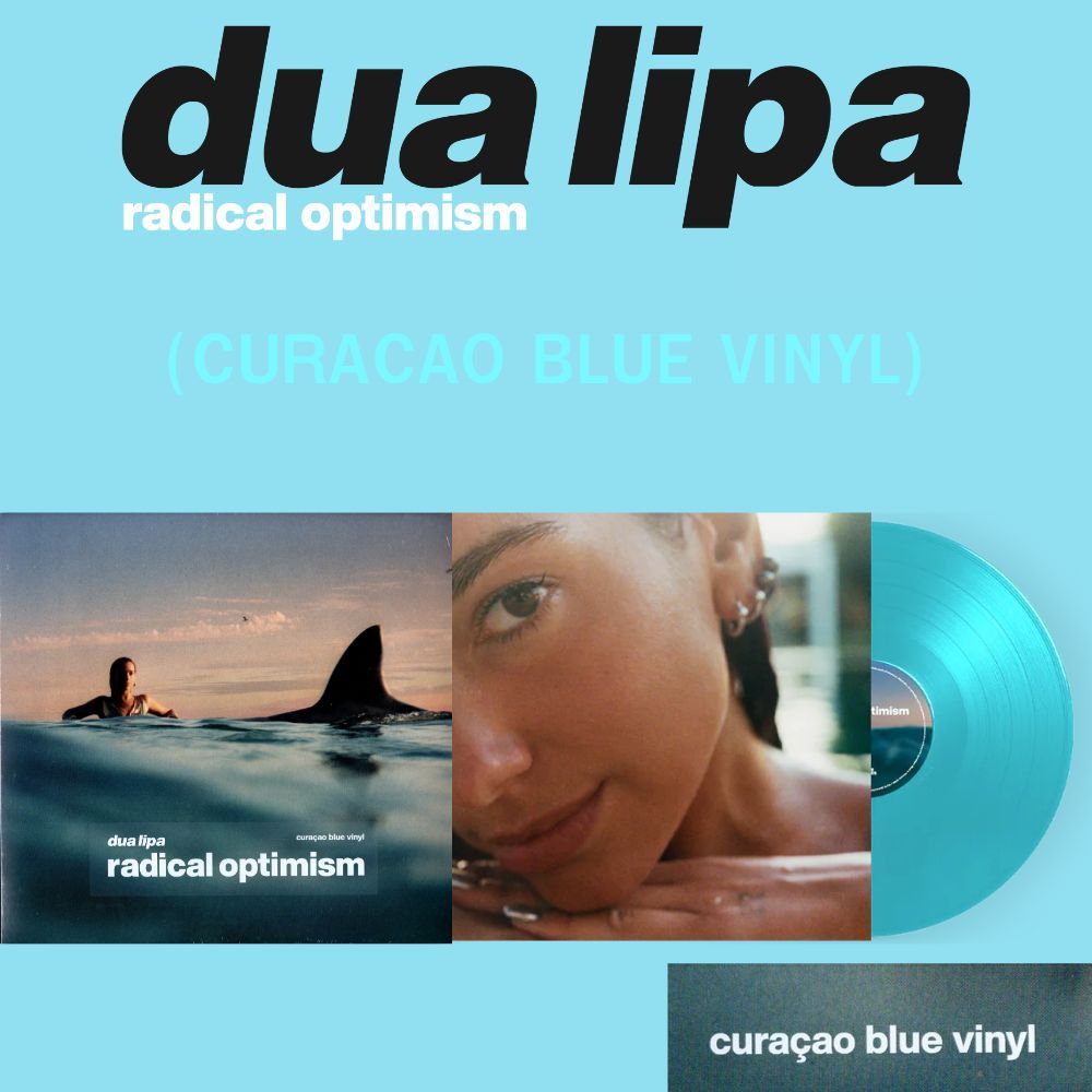 แผ่นเสียง Dua Lipa: radical optimism (Curaçao Blue Vinyl) (ใหม่/ซีล) ปี 2024