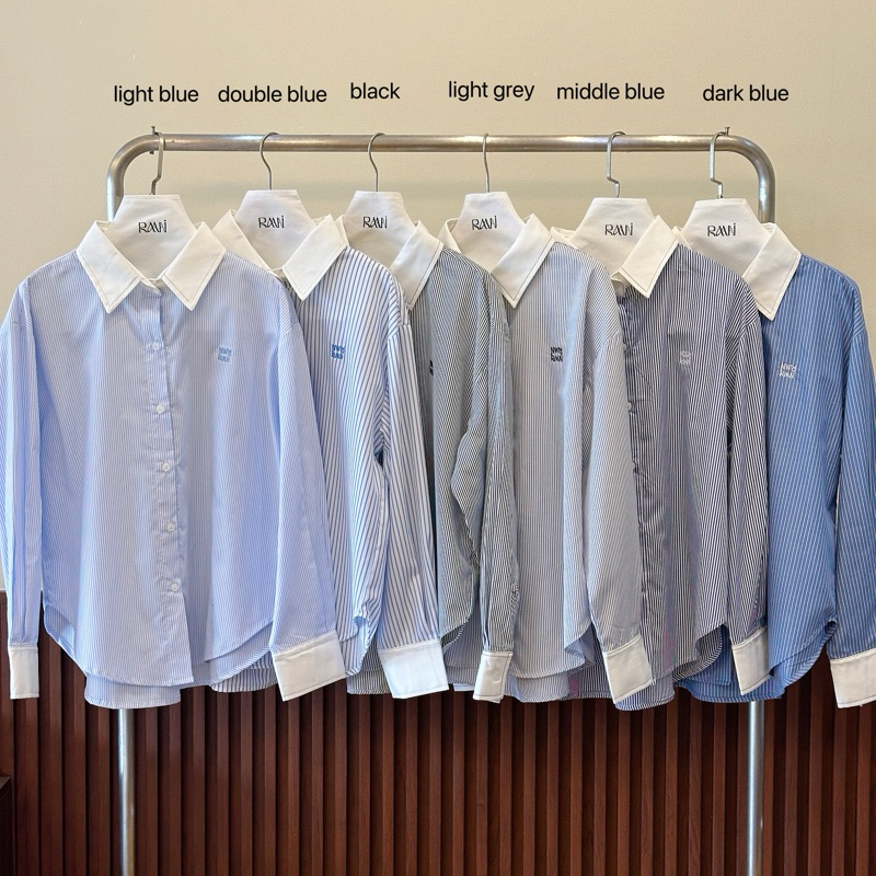 Roomry.n normal shirt เสื้อเชิ้ตแขนยาว