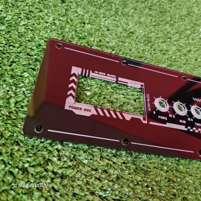 แผ่นเพลท TB21 ดิจิตอล ดำผิวเงา ลำโพงบลูทูธ Diy หนา 3 มิล