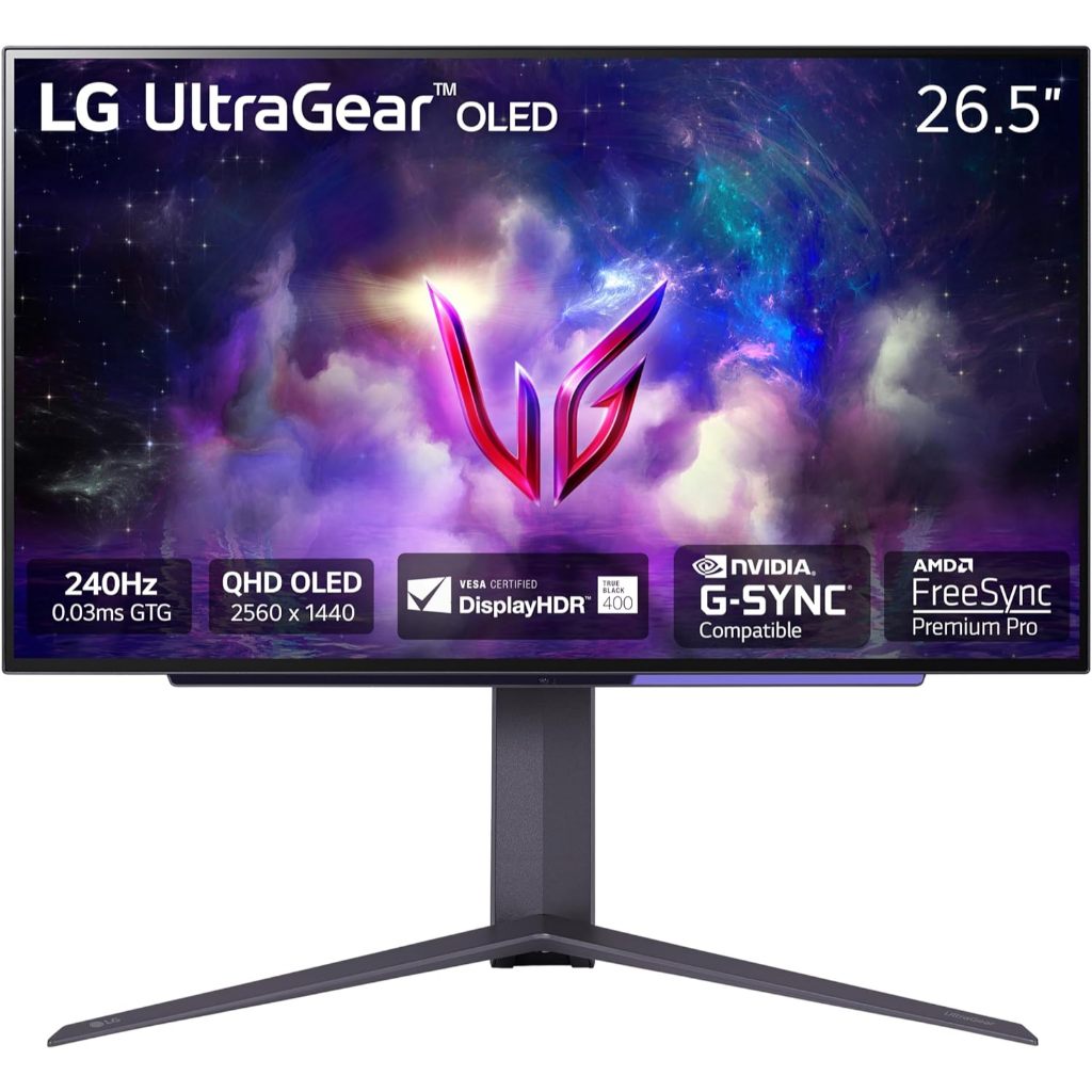 MONITOR (จอมอนิเตอร์) LG UltraGear 27GS95QE-B Gaming Monitor (OLED 2K 240Hz)