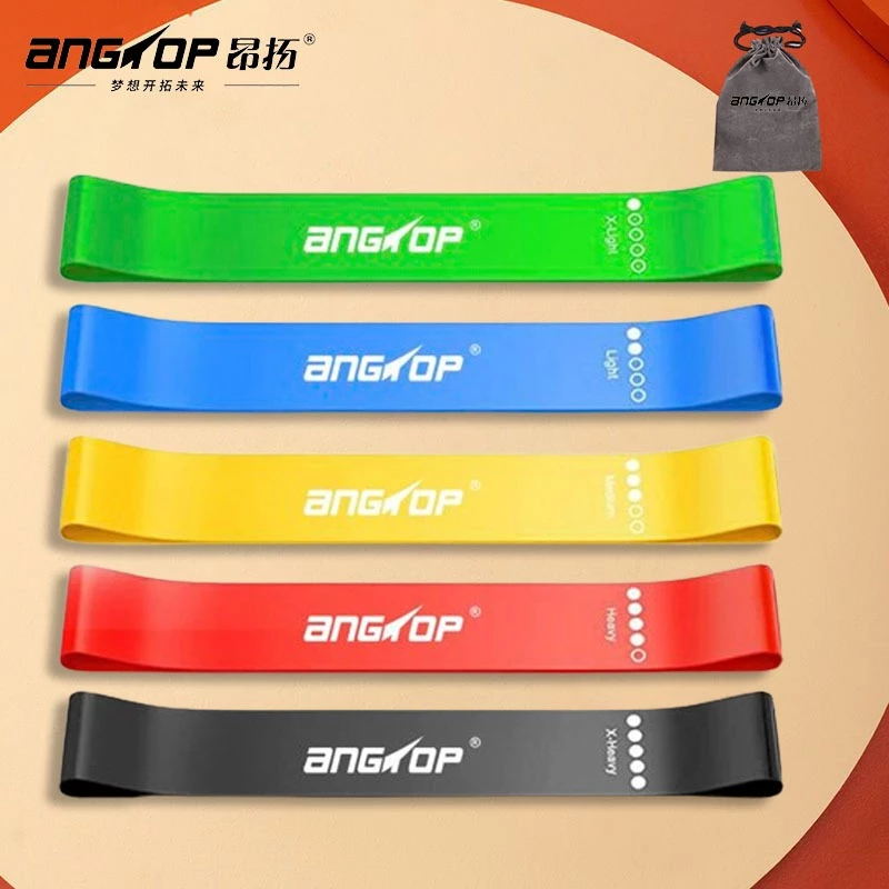 ANGTOP ยางยืดโยคะ หนา ความยืดหยุ่นสูง resistance band ยางโยคะ ยางรัดสะโพก ยางฟิตเนส ยางแรงต้าน