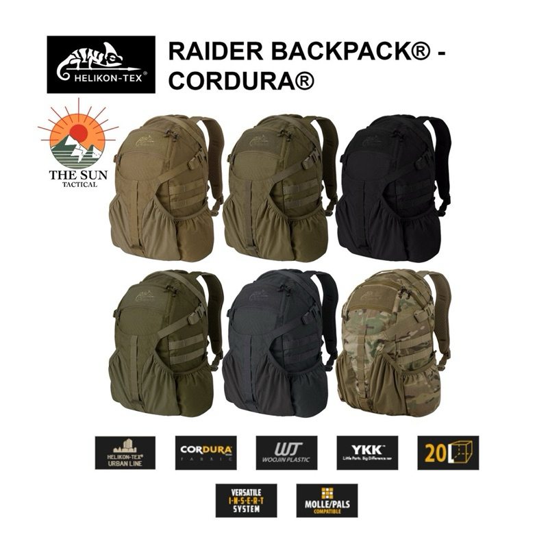 กระเป๋าเป้RAIDER® BACKPACK เเบรนด์Helikon-tex