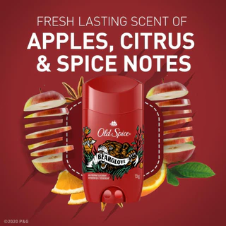 Old spice โรลออน กลิ่น Bearglove สูตร Deodorant สำหรับคนเหงื่อน้อย ขนาด 85g